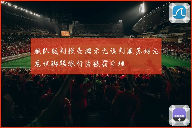 狼队裁判报告揭示无误判道苏姆无意识脚踢球行为被罚合理
